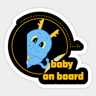 baby on board Sticker